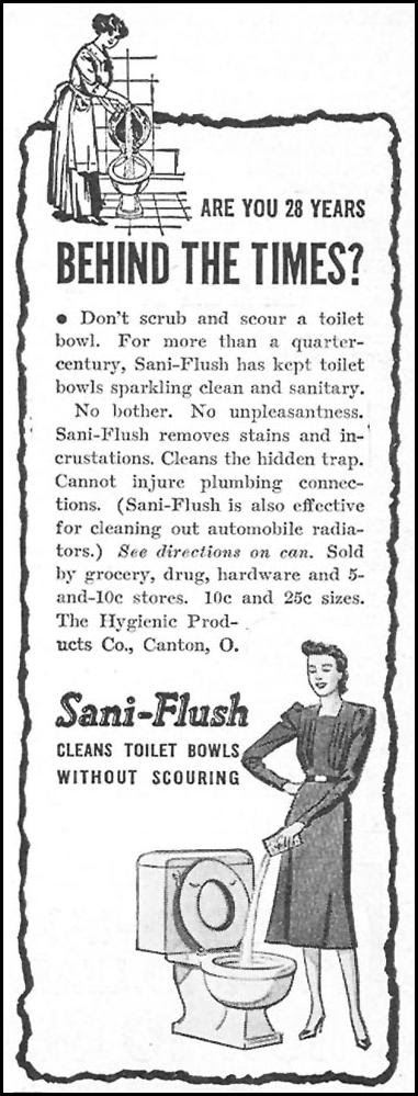 SANI-FLUSH TOILET BOWL CLEANER
WOMAN'S DAY
05/01/1940
p. 50
