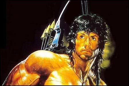 rambo pose