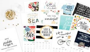 Calendar 2014, inspirational quotes calendars, quote art print, month. monthly calendar quotes quotesgram