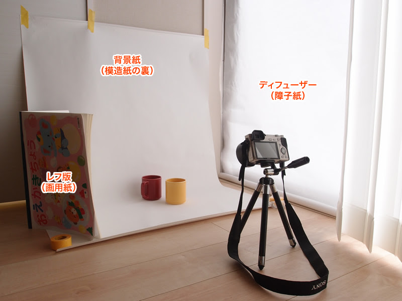 100円ショップのモノだけでキレイな物撮り Two Hats