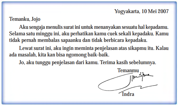 Contoh surat komplain dalam bahasa inggris yang singkat