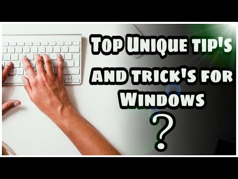 Top Unique  Tip's And Tricks For Windows 7/8.1/10  |Shortcut Keys|