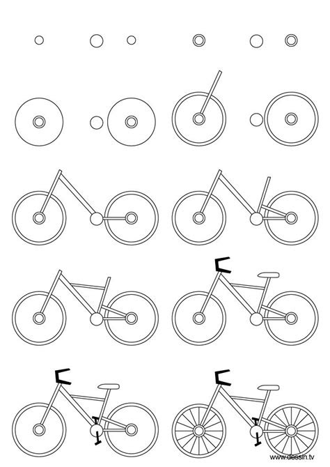 drawing bicycle bicycle drawing easy drawings drawings