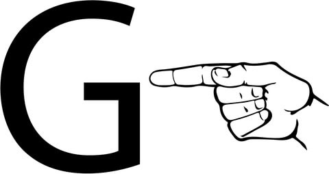 Image result for g sign language