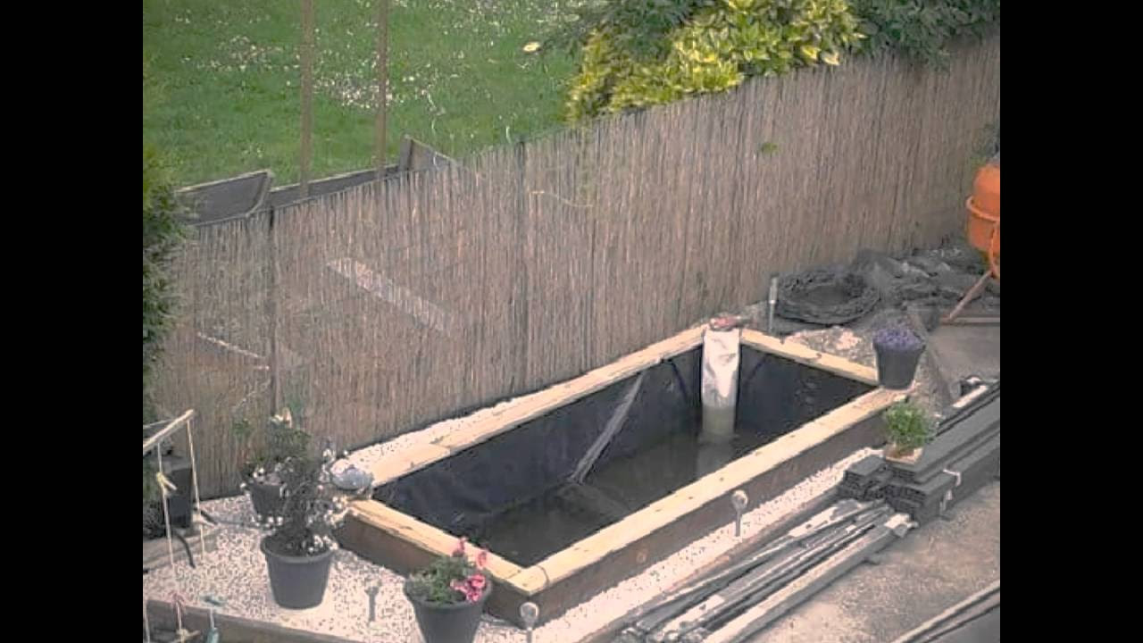 Bassin de jardin moderne