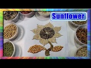 Panduan Belajar Cara Membuat Kolase Bunga Matahari Dengan Biji Bijian Kolase Biji Bijian, Paling Seru!