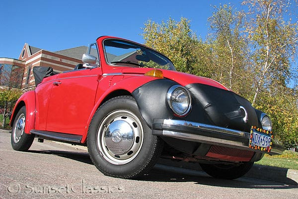 volkswagen beetle convertible red. 1978 VW Beetle Convertible