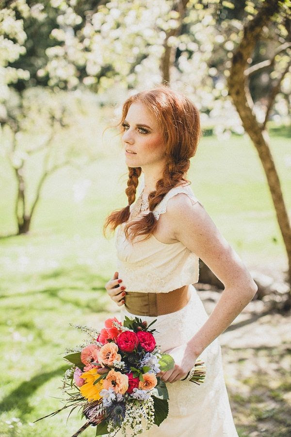 bohemian bridal looks
