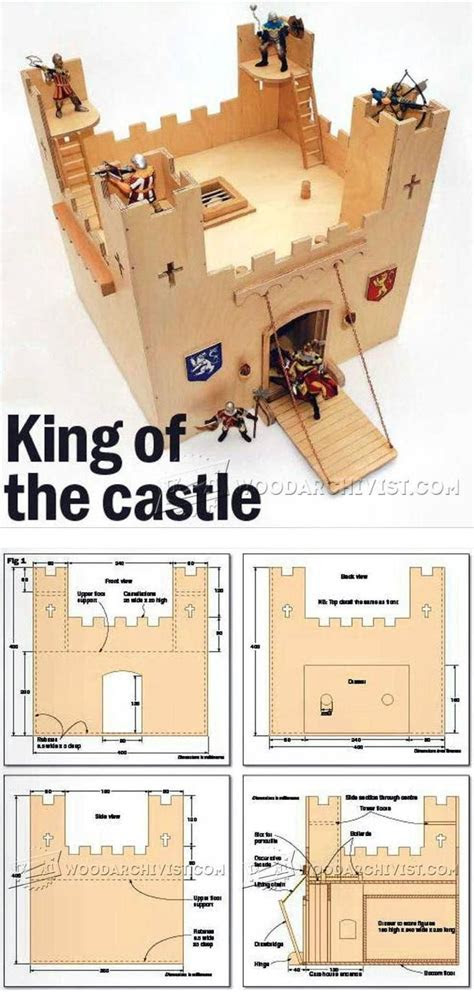 wooden castle plans wooden toy plans projects