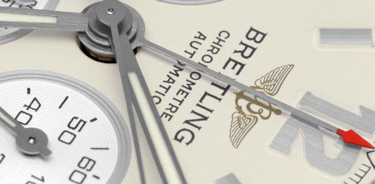 Originalfoto BREITLING HERKULES CHRONOGRAPH CHRONOMETER STAHL