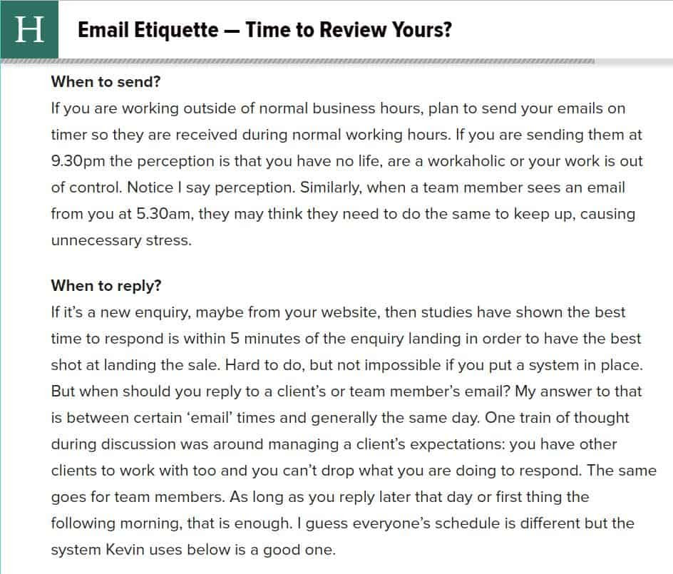Email Etiquette What Is Acceptable In A Professional
