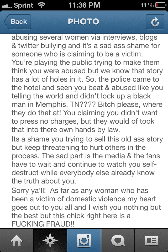 k michelle and rasheeda beef instagram