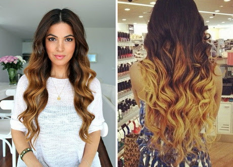 Haare schwarz blond