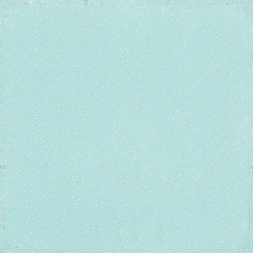 CONFETTI SNOW DOTS day (light turquoise)