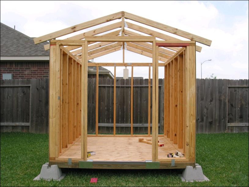 building storage shed in your backyard: a big do it