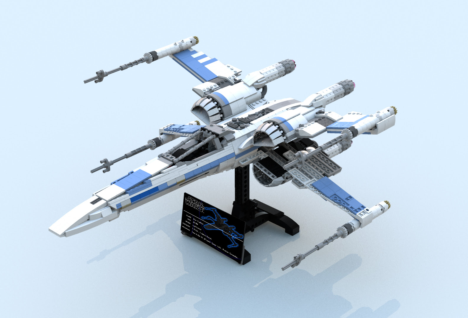 Moc Ldd Ucs Incom T 70 X Wing Fighter Lego Star Wars Eurobricks Forums