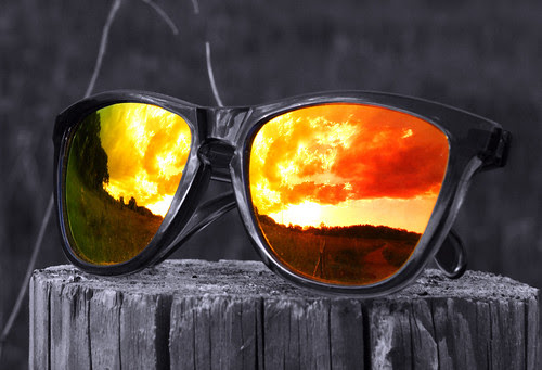 Sunset Reflections by WisDoc.