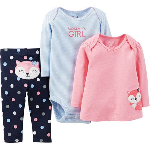 Child Of Mine Three Piece Set Elephant Walmart Clothing And Child