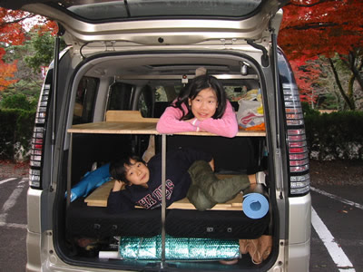 タイラー君で車中泊旅を楽しんでいますよ