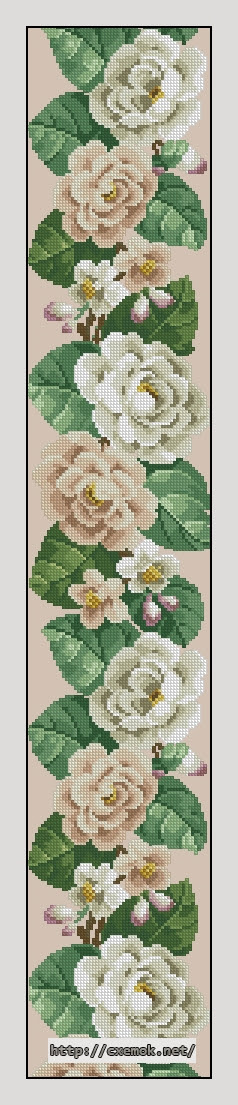 Скачать схему вышивки "White Rose"