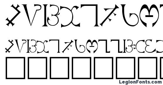 Enochian Font Download Free / LegionFonts