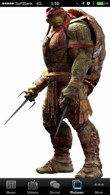14実写映画版ニンジャ タートルズ ベーシックフィギュア ラファエロ リペイント ひろくんと遊ぼう