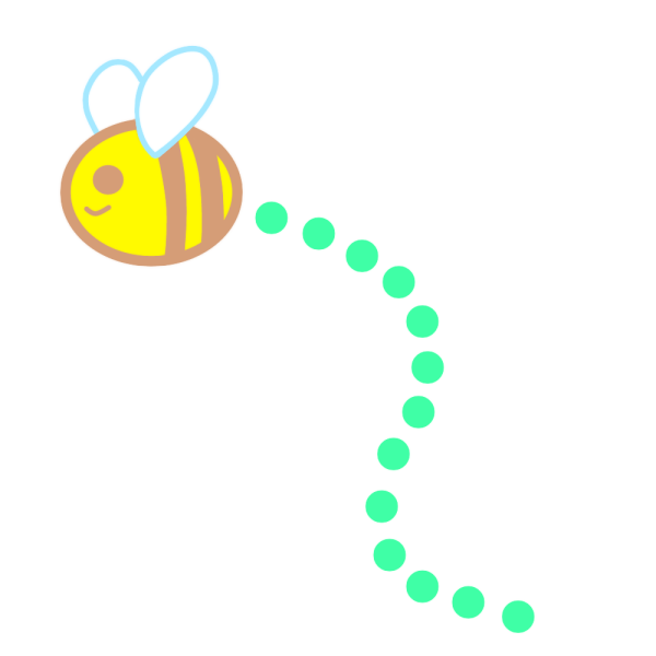 みつばちのイラスト かわいいフリー素材が無料のイラストレイン