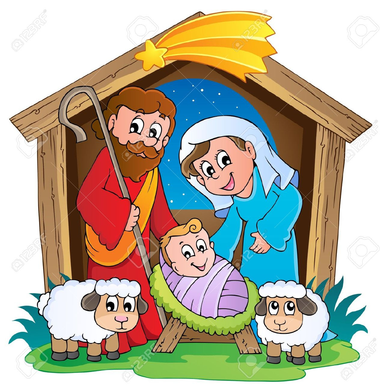 Clip Art of the Nativity