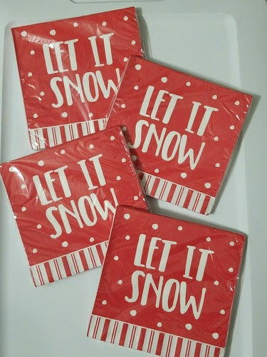 We Supply The Best Let It Snow Christmas Holiday Paper Party Napkins 16 Ct X4 Decorations Red White Novelty Items Www Eyeboston Com