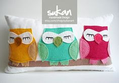 owl pillow