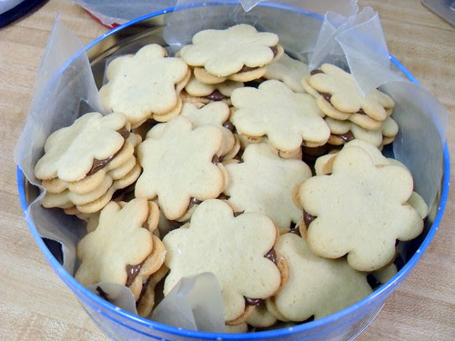 Nutella Sandwich Cookies