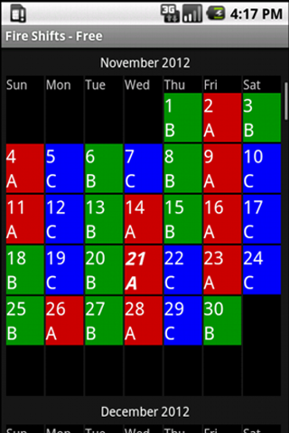 Fire Shifts | Fire Fighter and EMS calendars for Android & iOS
