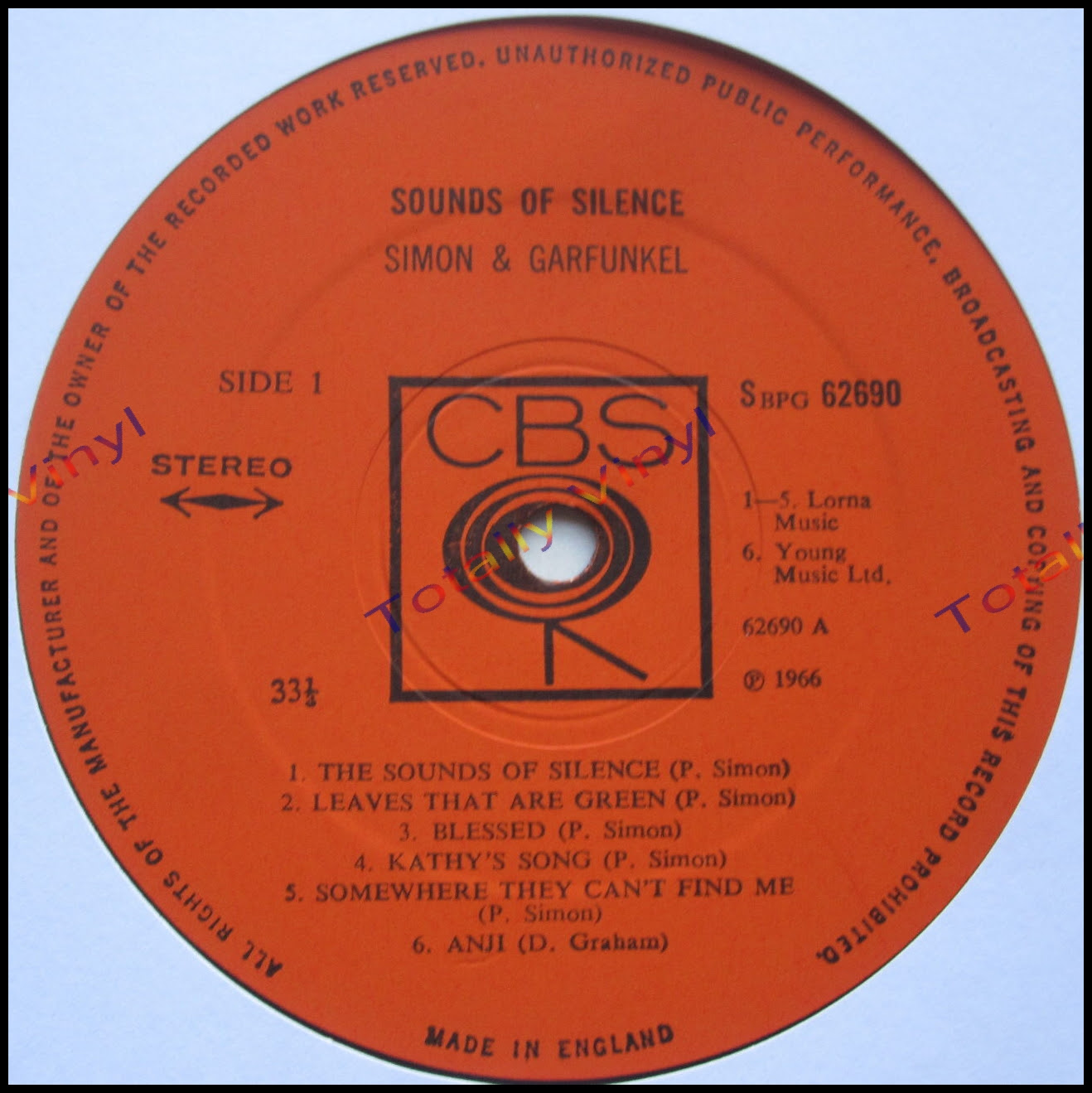 Totally Vinyl Records || Simon and Garfunkel - Sounds of silence LP