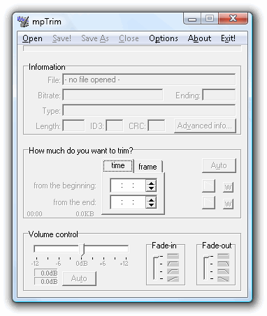 mpTrim, un nettoyeur de MP3