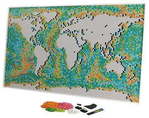 introducing   record breaking  piece lego world map