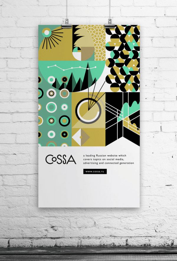 インスピレーション湧きそう フラットでオシャレなポスターデザインいろいろ Flat Poster Design Style4 Design