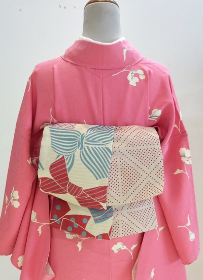 簡単 半巾帯の帯結び講座 ６種類 着物美人公式ウェブサイト Kimono Bijin