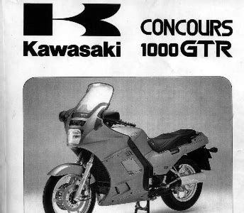 Pdf Download concours 1000gtr motorcycle pdf service repair workshop manul 1986 2000 iBooks PDF