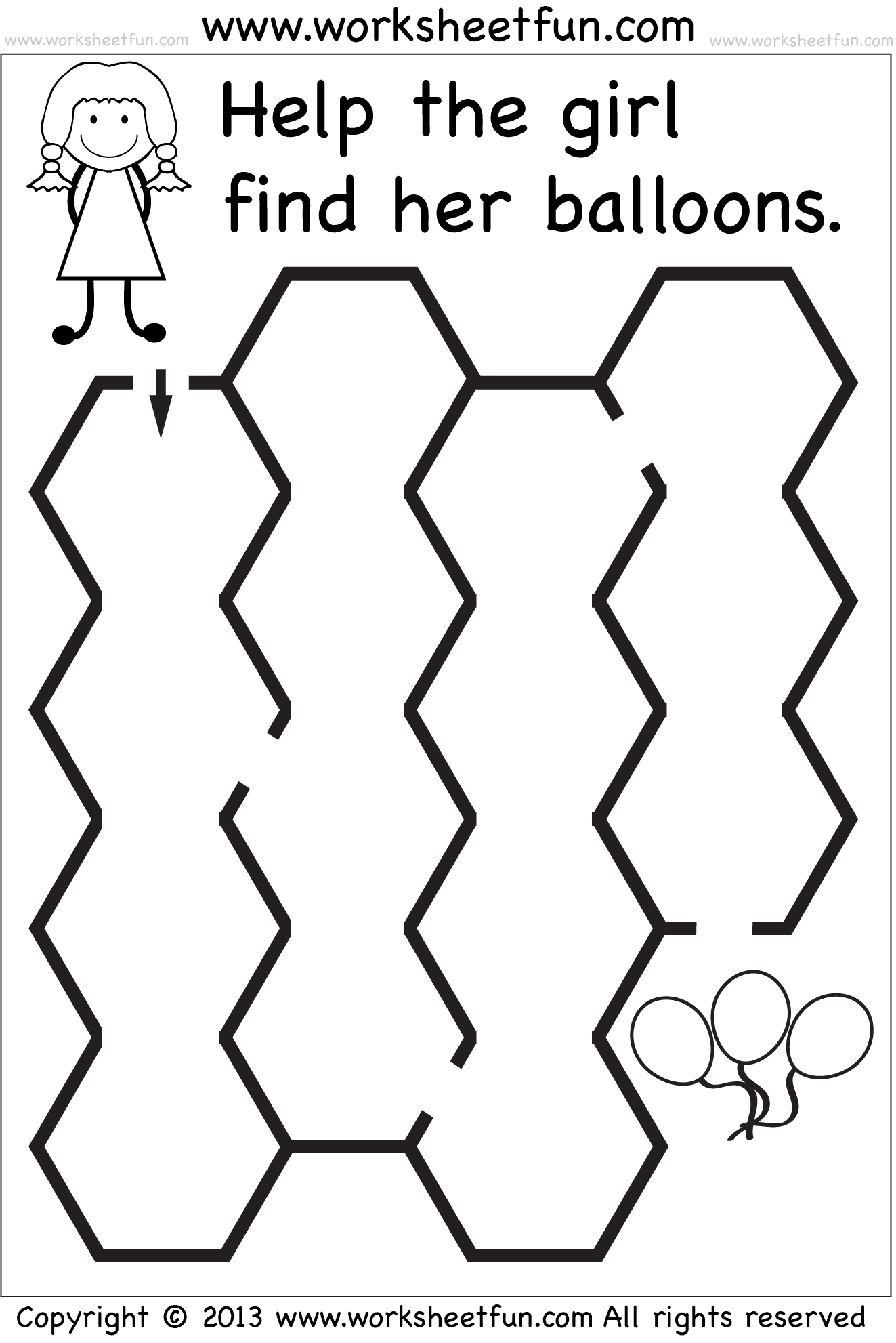 beginner mazes preschool and kindergarten 6 worksheets