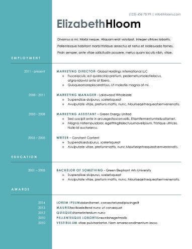 template resume percuma word