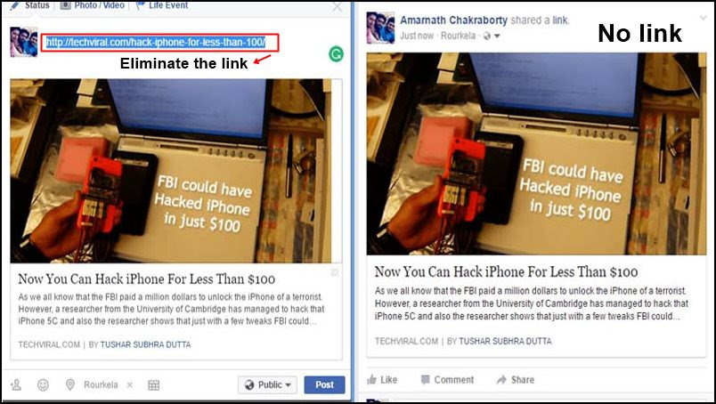 Facebook Sharing Actually Works Different