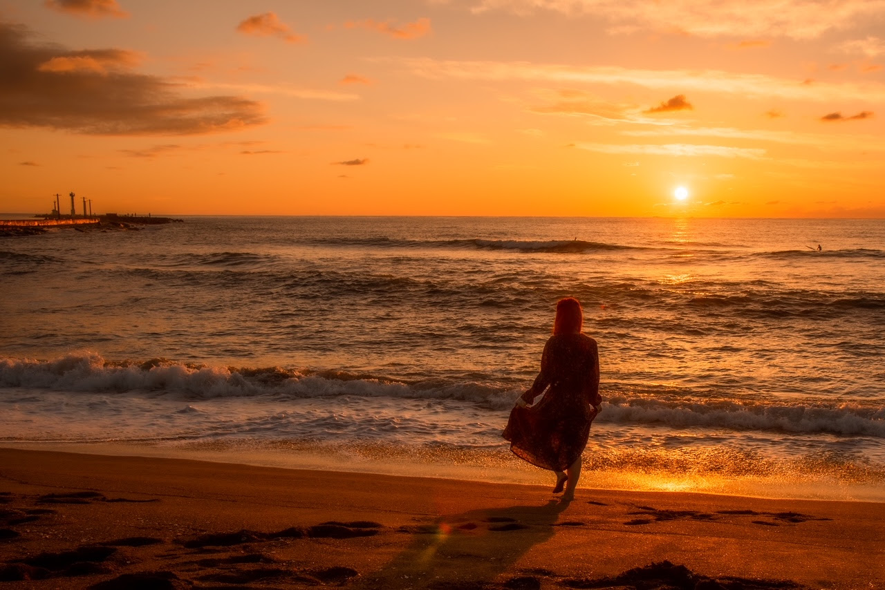 夕日と海 福井県あわら 三国広域観光推進協議会