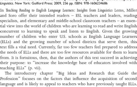 Free Reading Lems, K: Insights from Linguistics iPad Air PDF