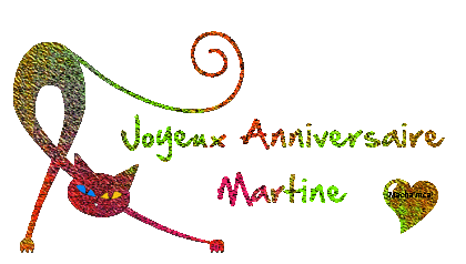 Bon Anniversaire Ma Martine