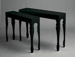 Buckingham Black High Gloss Console Table - Baskoom.