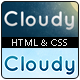 Cloudy-2 in 1 Unique Business &amp; Portfolio Template - ThemeForest Item for Sale