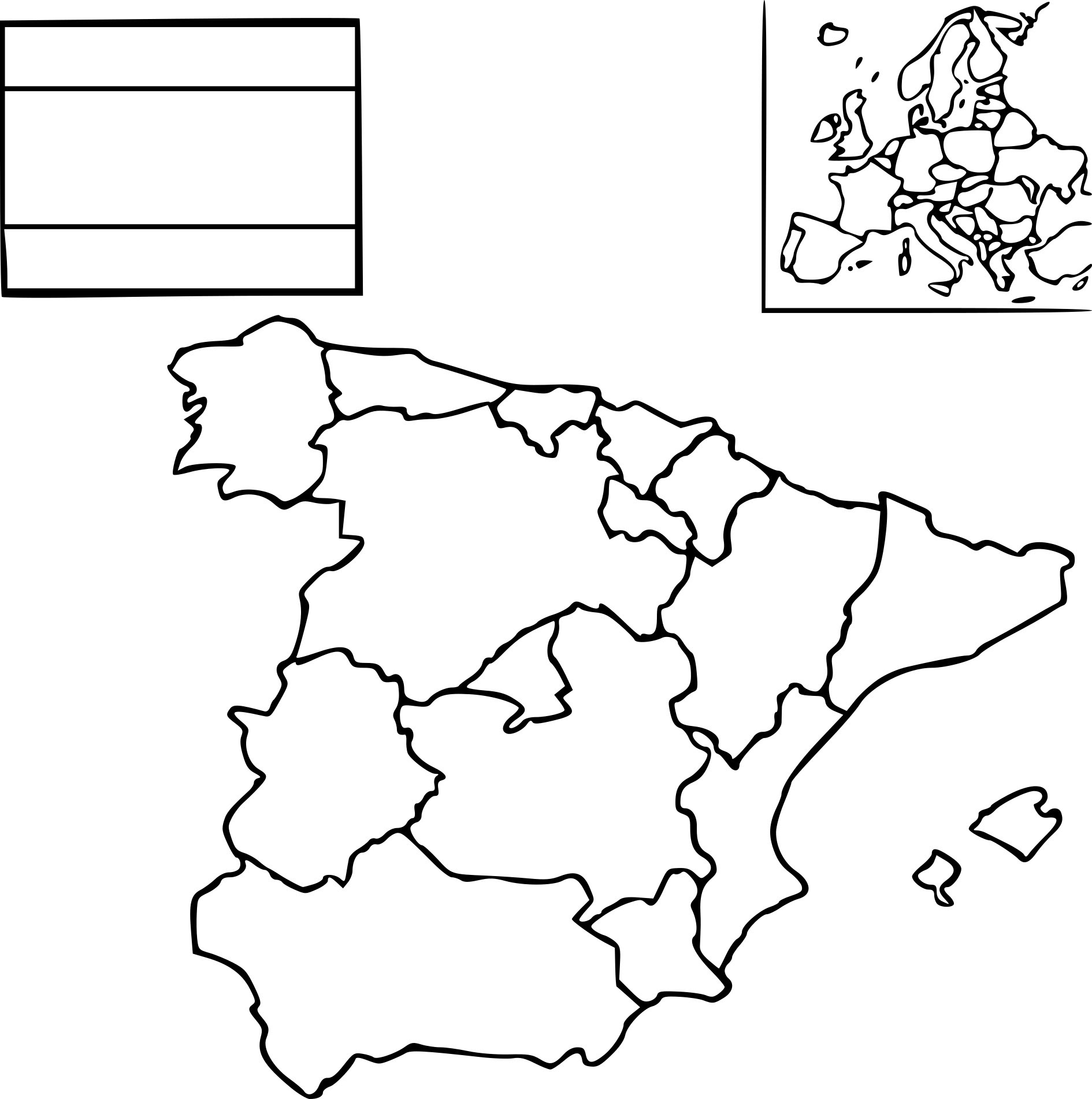 coloriagecarteespagne