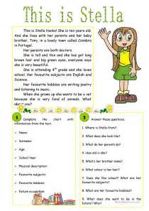 By clicking 'accept' you consent. this is stella reading comprehension english esl worksheets for