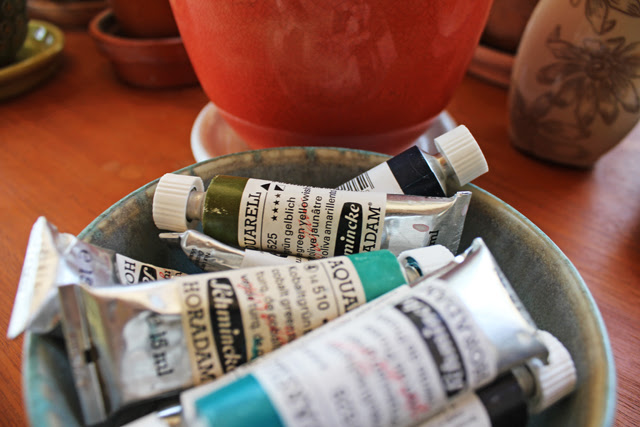 Watercolor tubes