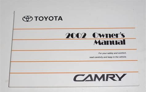 Free Read 2002 toyota camry owners manual free Book Directory PDF